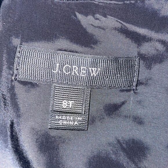 JCrew Petite Striped Tweed Sheath Dress - Picture 5 of 9